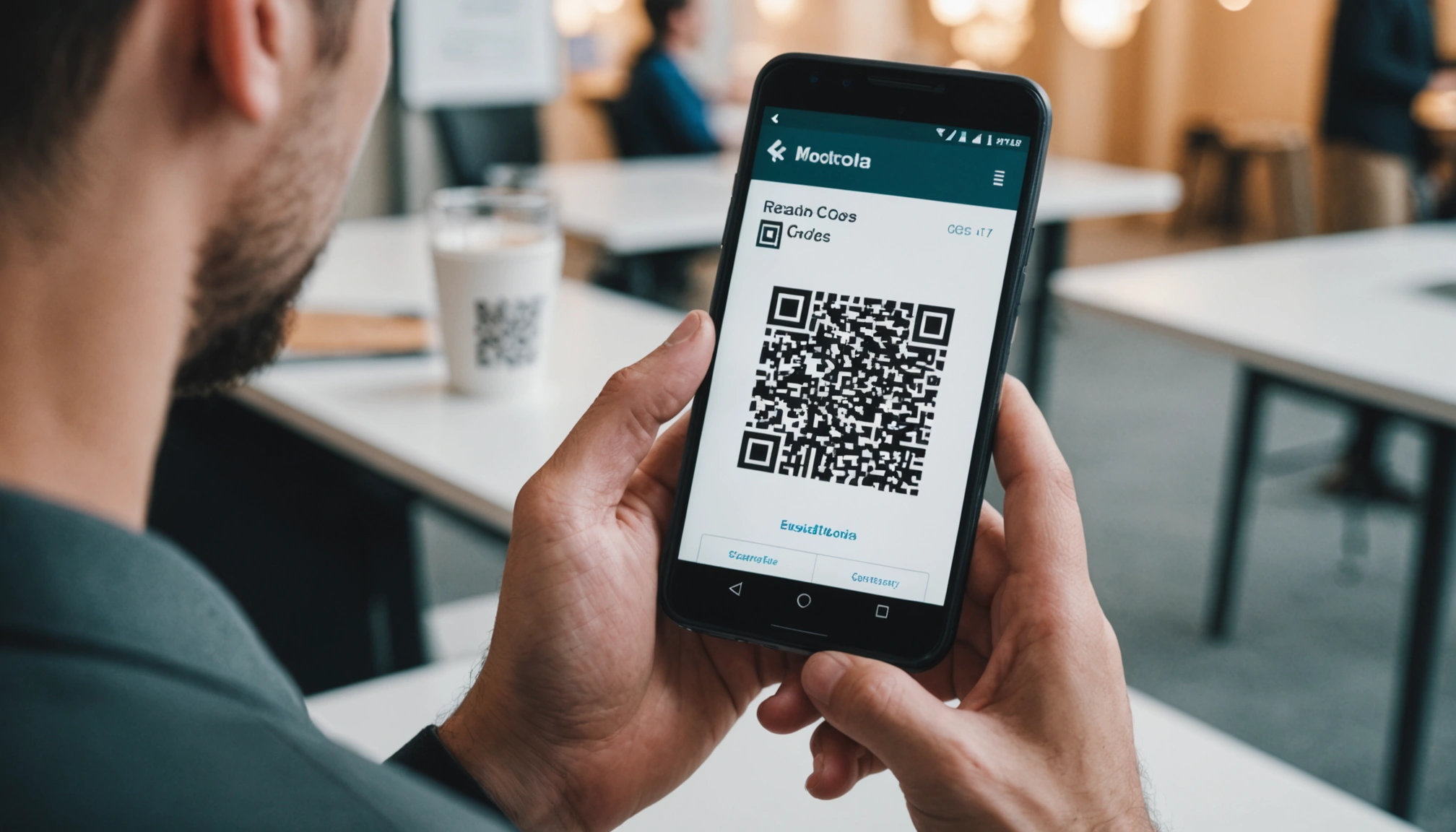 Como ler QR Code no celular Motorola